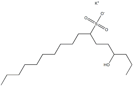 4-Hydroxyheptadecane-7-sulfonic acid potassium salt