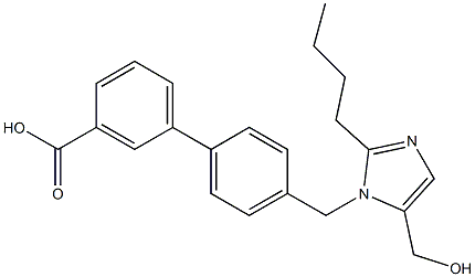 4'-(5-Hydroxymethyl-2-butyl-1H-imidazol-1-ylmethyl)-1,1'-biphenyl-3-carboxylic acid