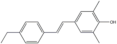 4-[(E)-2-(4-Ethylphenyl)ethenyl]-2,6-dimethylphenol