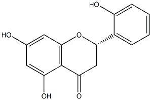(2S)-2',5,7-Trihydroxyflavanone Struktur