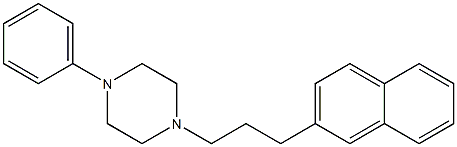 1-Phenyl-4-[3-(2-naphthalenyl)propyl]piperazine
