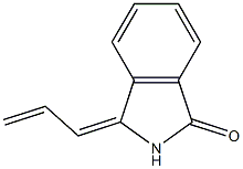 3-(2-Propenylidene)isoindolin-1-one,,结构式