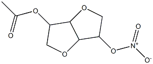 Hexahydrofuro[3,2-b]furan-3,6-diol 6-acetate 3-nitrate 结构式