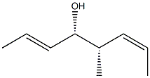 (4S,2Z,5S,6E)-4-Methyl-2,6-octadien-5-ol Struktur