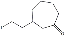 3-(2-Iodoethyl)cycloheptan-1-one
