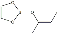 2-[(Z)-1-Methyl-1-propenyloxy]-1,3,2-dioxaborolane Structure