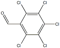 2,3,4,5,6-ペンタクロロベンズアルデヒド 化学構造式