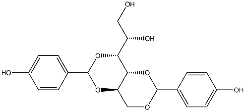3-O,5-O:4-O,6-O-Bis(4-hydroxybenzylidene)-D-glucitol|
