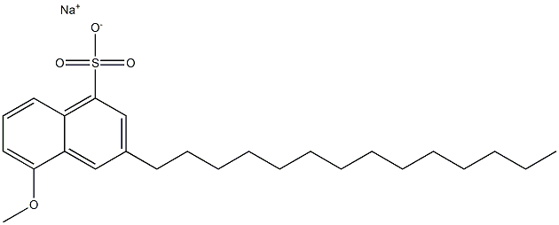 5-Methoxy-3-tetradecyl-1-naphthalenesulfonic acid sodium salt