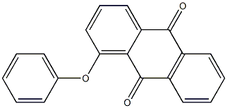 1-フェノキシ-9,10-アントラキノン 化学構造式