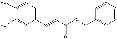 (E)-3-(3,4-Dihydroxyphenyl)propenoic acid benzyl ester Struktur