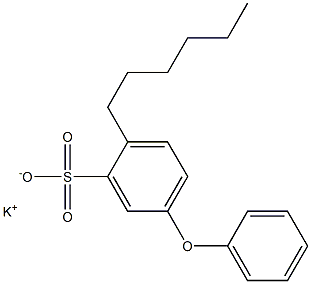 2-Hexyl-5-phenoxybenzenesulfonic acid potassium salt