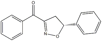 (R)-3-Benzoyl-5-phenyl-4,5-dihydroisoxazole Structure