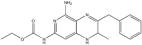 N-[(5-Amino-1,2-dihydro-3-benzyl-2-methylpyrido[3,4-b]pyrazin)-7-yl]carbamic acid ethyl ester