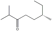 [S,(+)]-2,6-Dimethyl-3-octanone Struktur