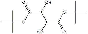 Tartaric acid di-tert-butyl ester Struktur