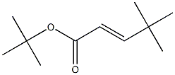 (E)-4,4-Dimethyl-2-pentenoic acid tert-butyl ester Struktur
