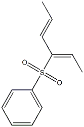 (2Z,4E)-3-Phenylsulfonyl-2,4-hexadiene Structure