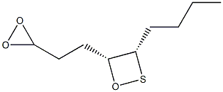 (4R,5S)-4,5-Epoxythionane 1,1-dioxide Struktur