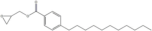 4-Undecylbenzoic acid glycidyl ester Struktur