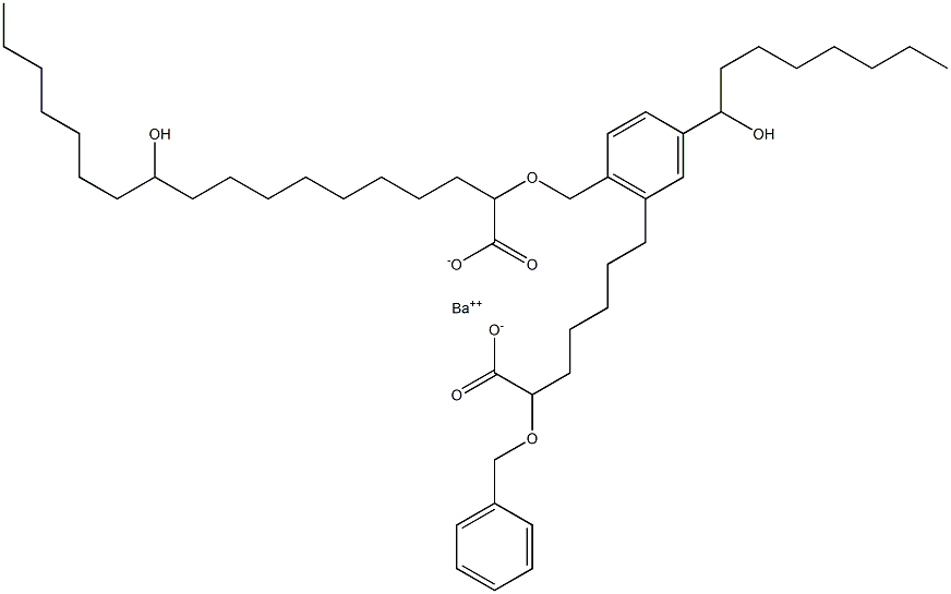 Bis(2-benzyloxy-11-hydroxystearic acid)barium salt