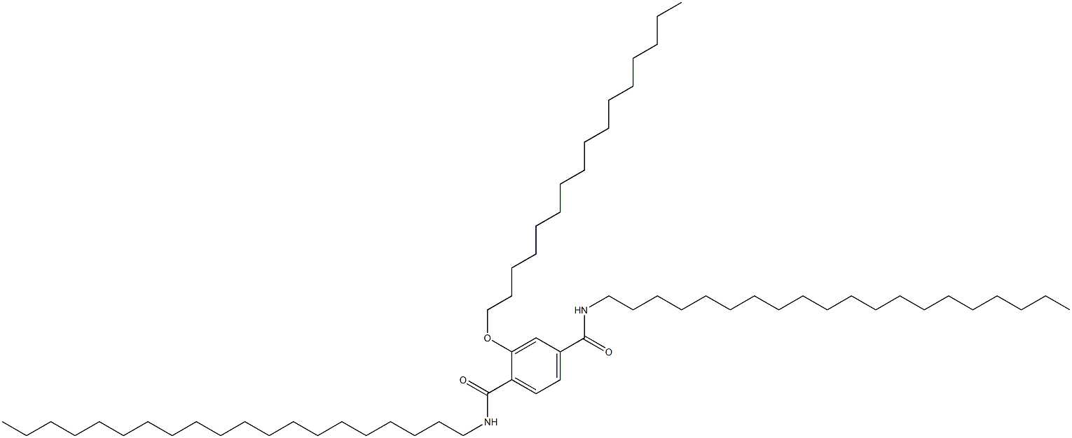 2-(Hexadecyloxy)-N,N'-diicosylterephthalamide 结构式