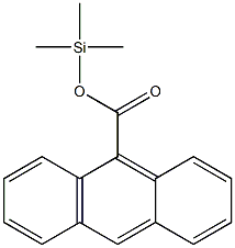 9-Anthracenecarboxylic acid (trimethylsilyl) ester Structure