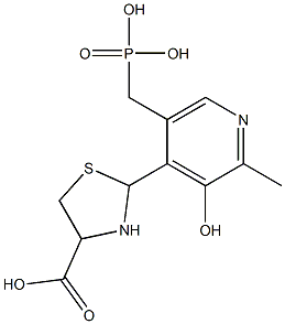2-[5-(Phosphonomethyl)-3-hydroxy-2-methylpyridin-4-yl]tetrahydrothiazole-4-carboxylic acid