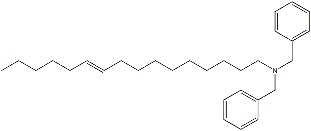 (10-Hexadecenyl)dibenzylamine 结构式