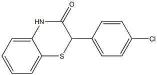 2-(4-Chlorophenyl)-2H-1,4-benzothiazin-3(4H)-one Structure