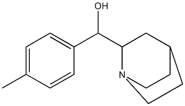 (Quinuclidin-2-yl)(p-methylphenyl)methanol,,结构式