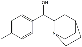 (キヌクリジン-2-イル)(p-メチルフェニル)メタノール 化学構造式