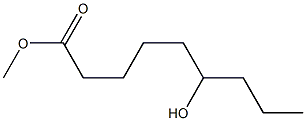 6-Hydroxypelargonic acid methyl ester Structure