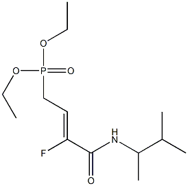 (Z)-4-(1,2-Dimethylpropylamino)-3-fluoro-4-oxo-2-butenylphosphonic acid diethyl ester