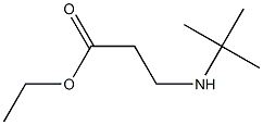 3-(tert-Butylamino)propionic acid ethyl ester Structure