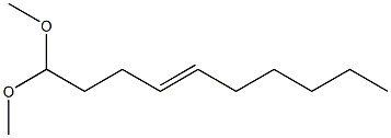 4-Decenal dimethyl acetal Structure