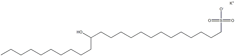 14-Hydroxytetracosane-1-sulfonic acid potassium salt|
