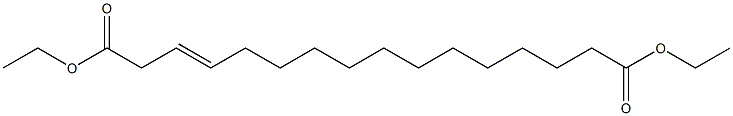 3-Hexadecenedioic acid diethyl ester Structure