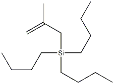 トリブチル(2-メチル-2-プロペニル)シラン 化学構造式