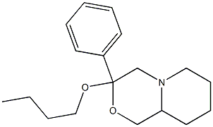 Octahydro-3-butoxy-3-phenylpyrido[2,1-c][1,4]oxazine
