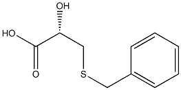 [S,(+)]-3-(Benzylthio)-2-hydroxypropionic acid Struktur