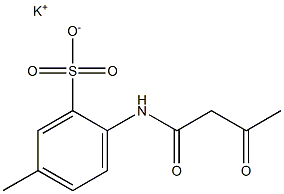 2-(Acetoacetylamino)-5-methylbenzenesulfonic acid potassium salt Structure