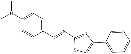  4-Phenyl-2-[[4-(dimethylamino)benzylidene]amino]thiazole