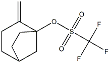 Trifluoromethanesulfonic acid 2-methylenebicyclo[3.2.1]octan-1-yl ester Struktur