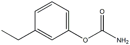 カルバミド酸3-エチルフェニル 化学構造式