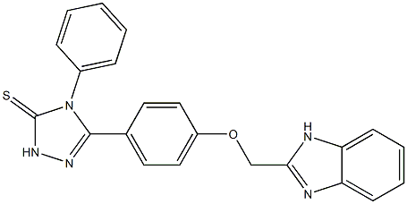 5-[4-[(1H-Benzimidazol-2-yl)methoxy]phenyl]-4-phenyl-2H-1,2,4-triazole-3(4H)-thione