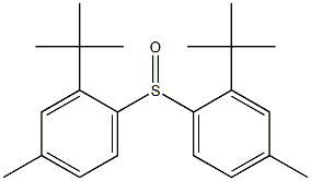 tert-Butyl(4-methylphenyl) sulfoxide Structure