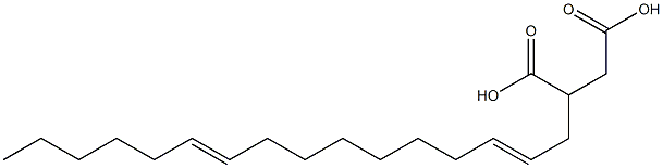 (2,10-Hexadecadienyl)succinic acid 结构式