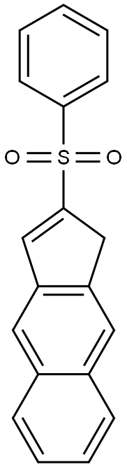 2-(Phenylsulfonyl)-1H-benz[f]indene,,结构式