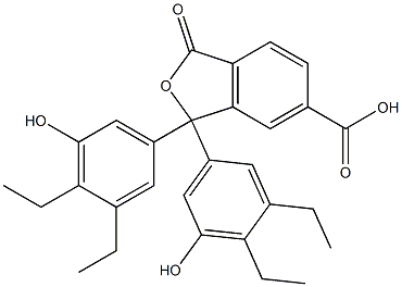 1,1-Bis(3,4-diethyl-5-hydroxyphenyl)-1,3-dihydro-3-oxoisobenzofuran-6-carboxylic acid